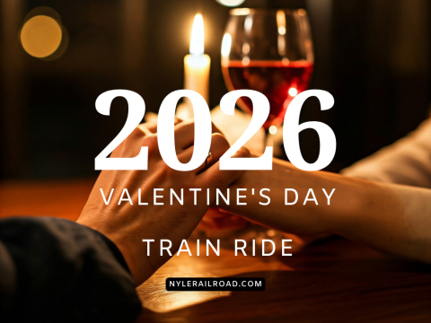 Two people holding hands by candlelight with 2026 Valentine’s Day text overlay.